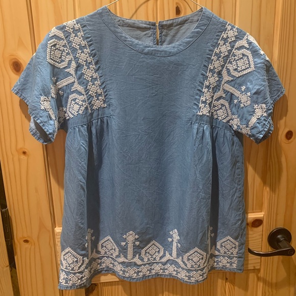 Chambray Blouse - Picture 2 of 7